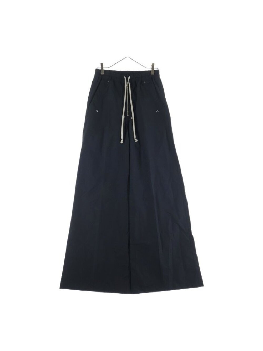 Moncler Rick Owens Belas Rabbit Drawstring Wide Pants Black